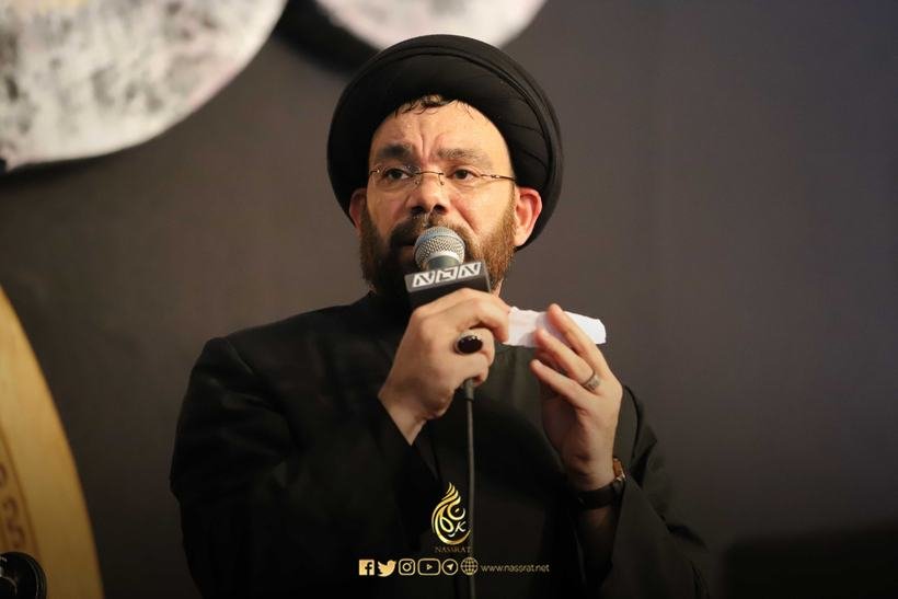 على المنبر — باحة عاشوراء، خيمة معوض